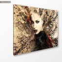 Canvas print Fantasy woman, side