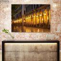 Canvas print city Liston, Corfu