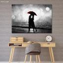 Canvas print Red sunset κiss