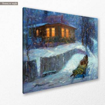Canvas print Winter night 2