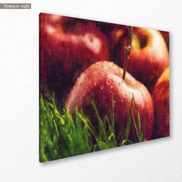 Canvas print Red apples painting 2