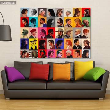 Canvas print Actor roles