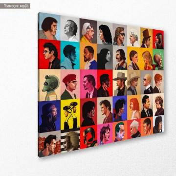 Canvas print Actor roles Framed canvas View 1 2