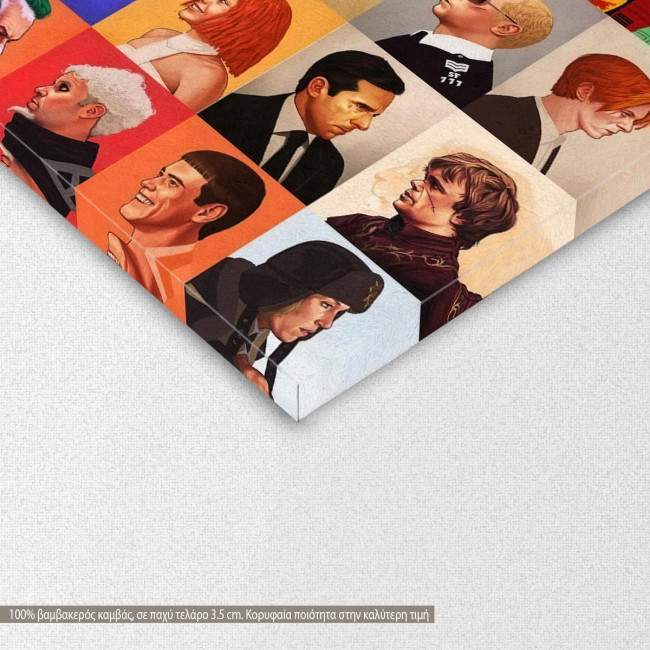 Canvas print Actor roles, detail