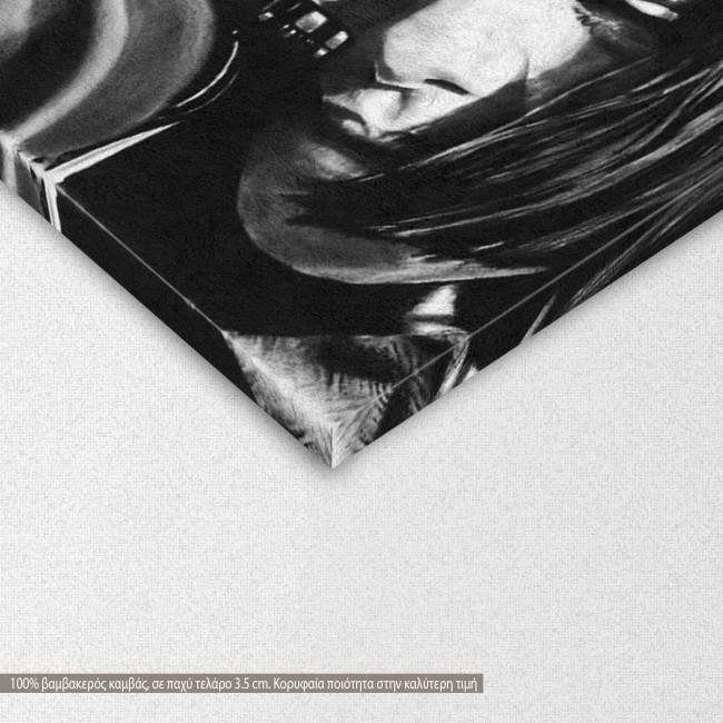 Canvas print The lesson, detail