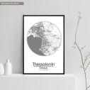 Map Thessaloniki Frame