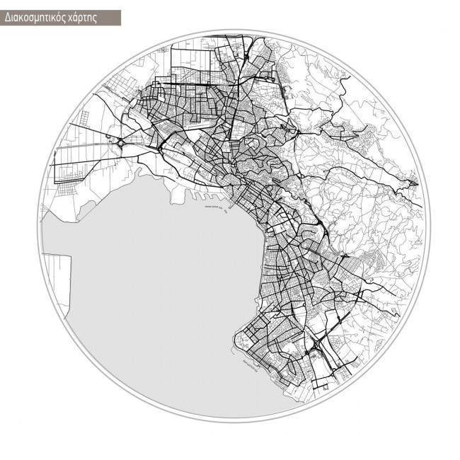 Map Thessaloniki Frame