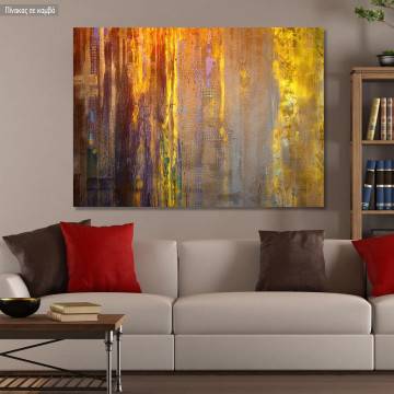 Canvas print Textured abstract painting