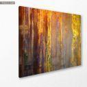 Canvas print Textured abstract painting, side