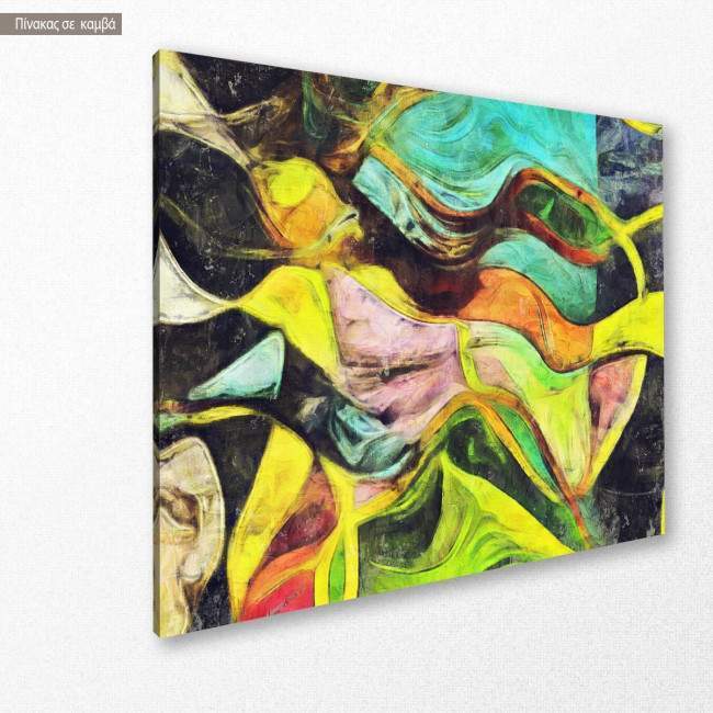 Canvas print Abstract selection XIX, side