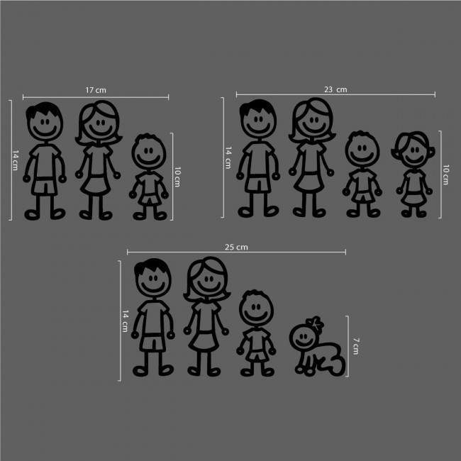Car sticker Family
