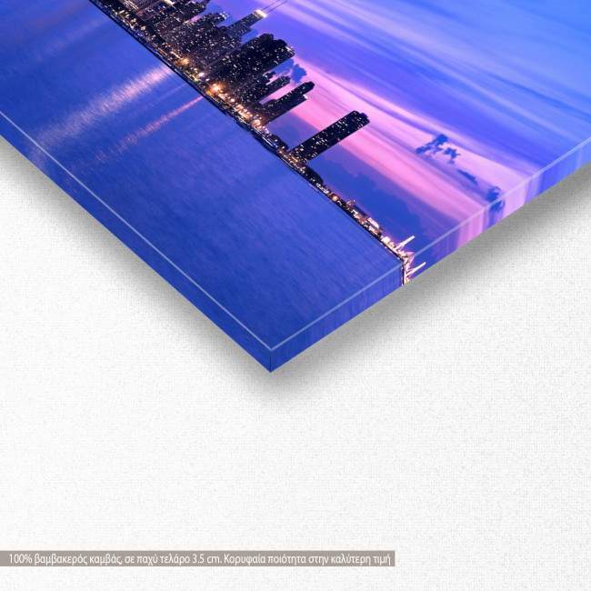 Canvas print Blue Chicago, panoramic