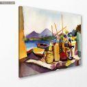 Canvas print  Landscape by Hammamet, Macke A, side