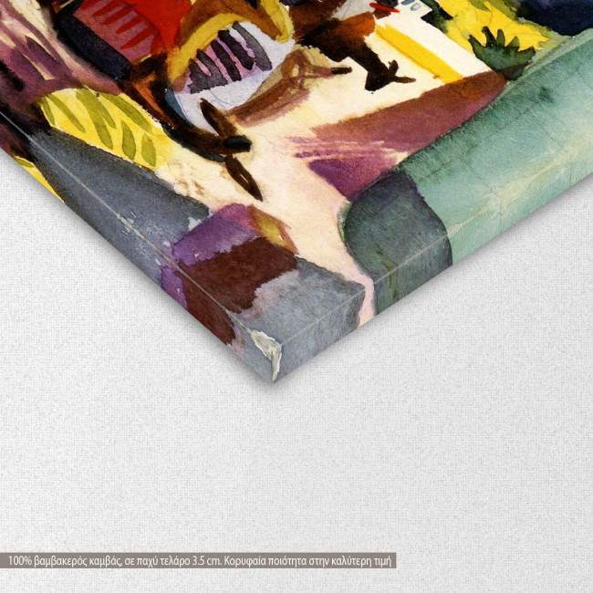 Canvas print  Landscape by Hammamet, Macke A, detail