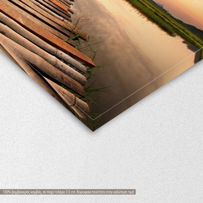 Canvas print Path to sunset, detail