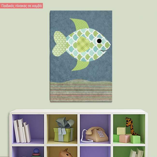 Canvas print Little fish on the seabed