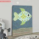 Canvas print Little fish on the seabed