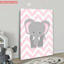 Canvas print Chevron elephant