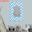 Canvas print Chevron Hippopotamus