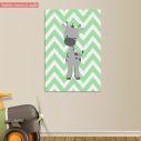Canvas print Chevron Giraffe