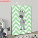 Canvas print Chevron Giraffe
