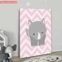 Canvas print Chevron Rhinoceros