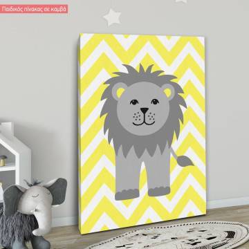 Canvas print Chevron Lion 2