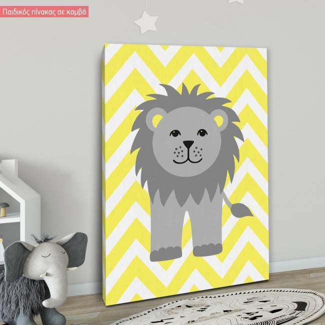Canvas print Chevron Lion