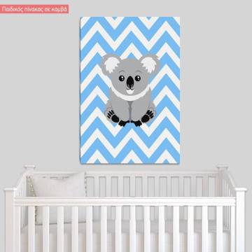 Canvas print Chevron Koala