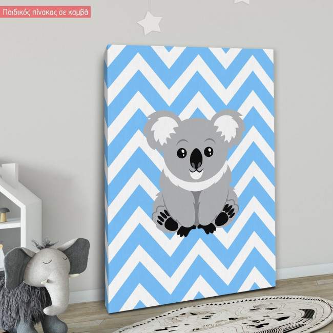 Canvas print Chevron Koala