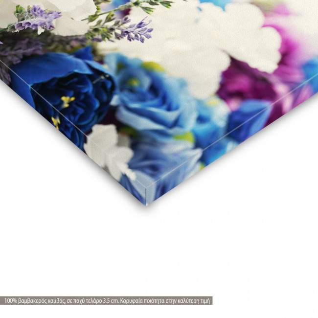 Πίνακας σε καμβά Flowers bouquet, λεπτομέρεια