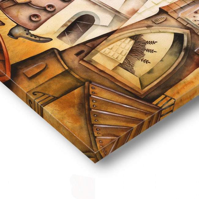 Canvas print Abstract victorian man