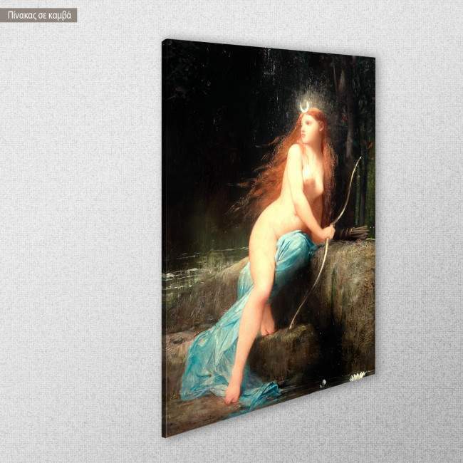 Canvas print Diana, Lefebvre J. J, side