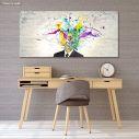 Canvas print The creative mind, panoramic