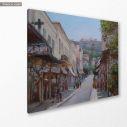 Canvas print Streets of Athens II, side