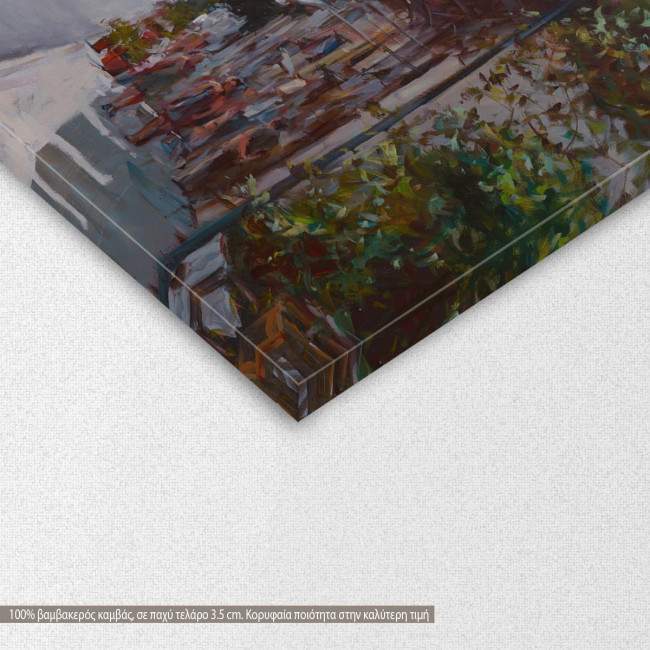 Canvas print Streets of Athens II, detail