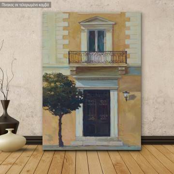 Πίνακας σε καμβά Δρόμοι της Αθήνας Ι