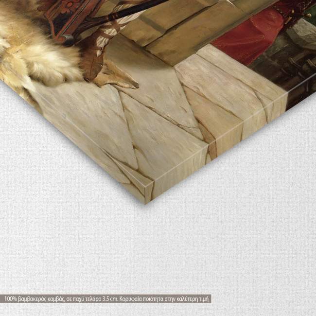 Πίνακας ζωγραφικής The end of the song, Leighton Edmund, αντίγραφο σε καμβά, λεπτομέρεια