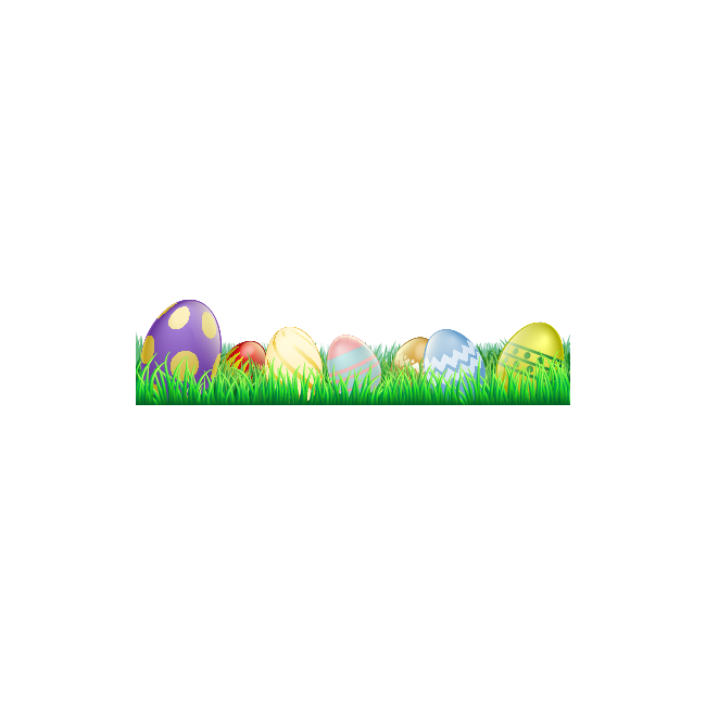 Wall sticker Easter border 