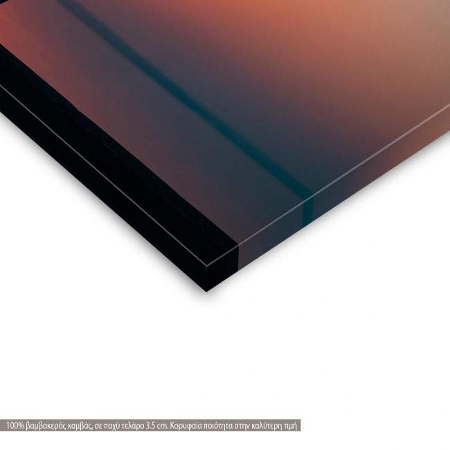 Canvas print Against the sunset, detail