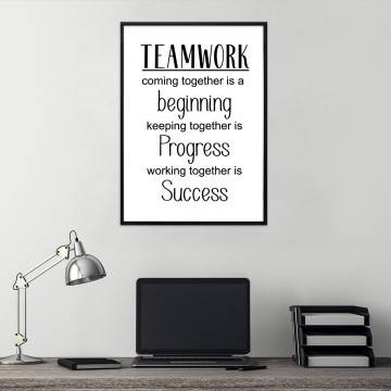 Poster Teamwork quote