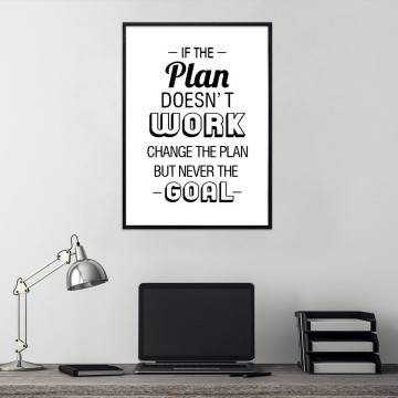 Poster If the plan doesn't work