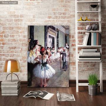 Canvas print The dance class, Degas Edgar