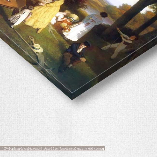 Canvas print The playground, Agasse, detail