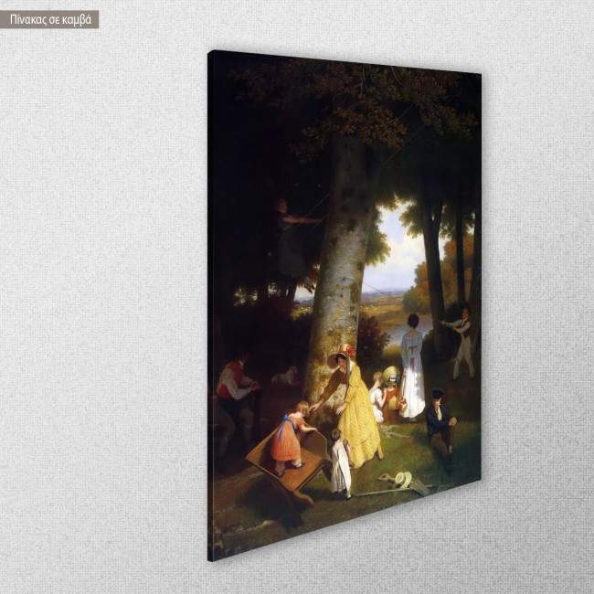 Canvas print The playground, Agasse, side