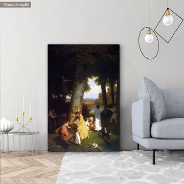 Canvas print The playground, Agasse