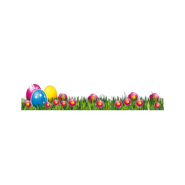 Wall sticker Easter border 3