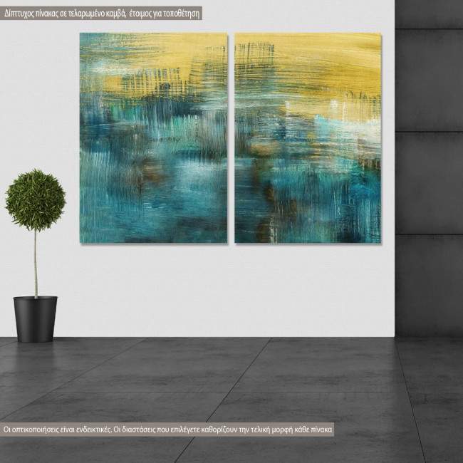 Canvas print Abstract selection IV, two panels