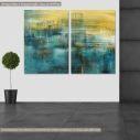 Canvas print Abstract selection IV, two panels
