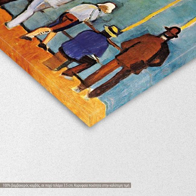 Canvas print  The fishermen, Dufy R, detail